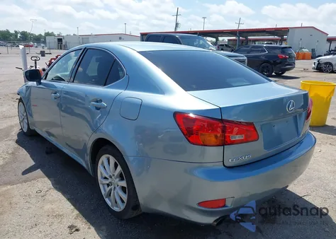 2006 Lexus Is 250 из США, поврежденный, VIN JTHCK262762005185